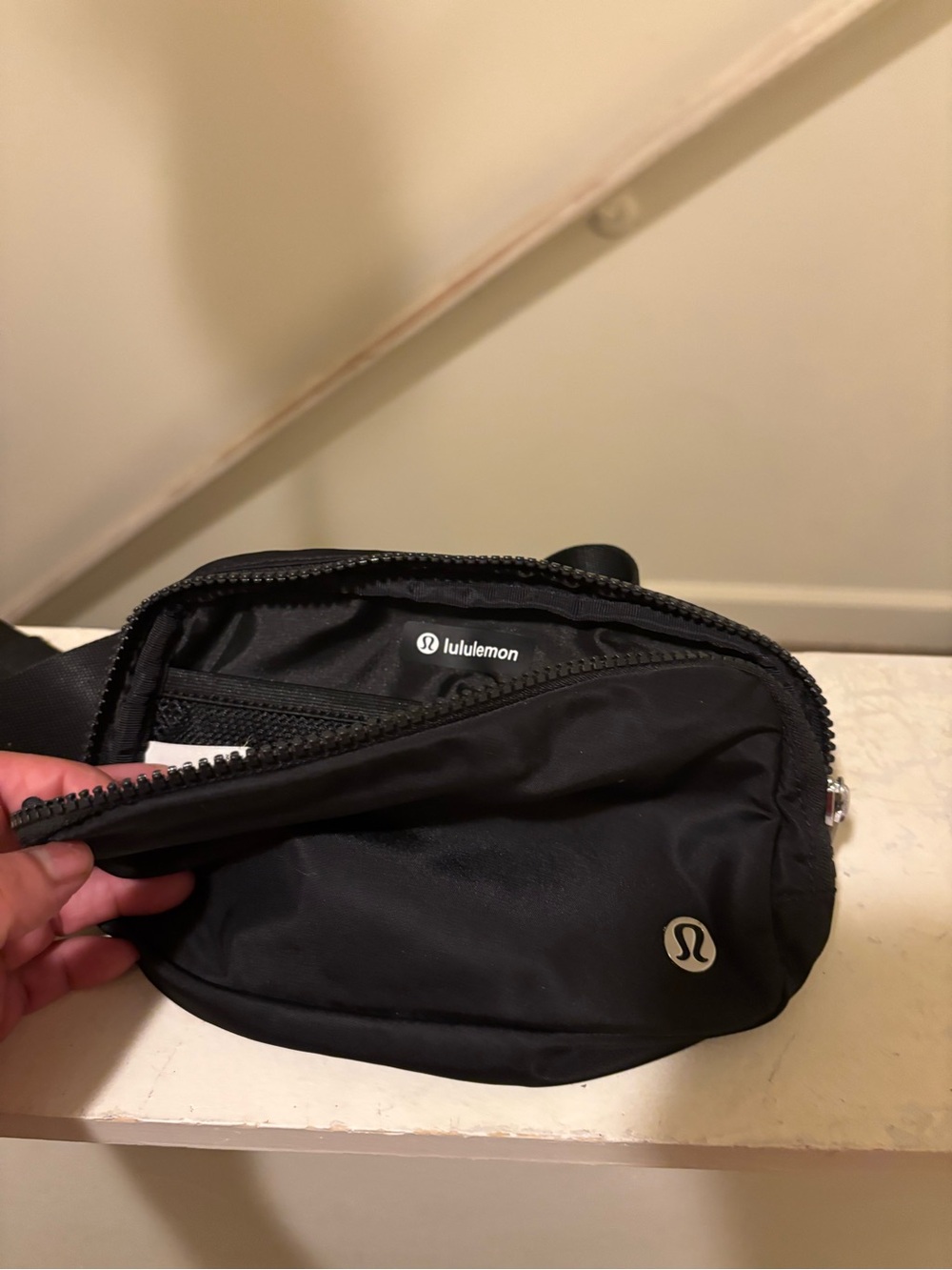 lululemon athletica Black Men's Belt Bag with Logo